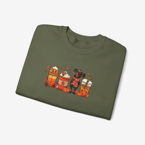 Dachshund Sweatshirt for Women - Dachshund Autumn Sweatshirt